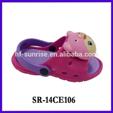 2014 fashion nice kids cartoon slipper